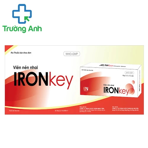 IRONKEY - Thuốc bổ sung sắt và acid folic hiệu quả 