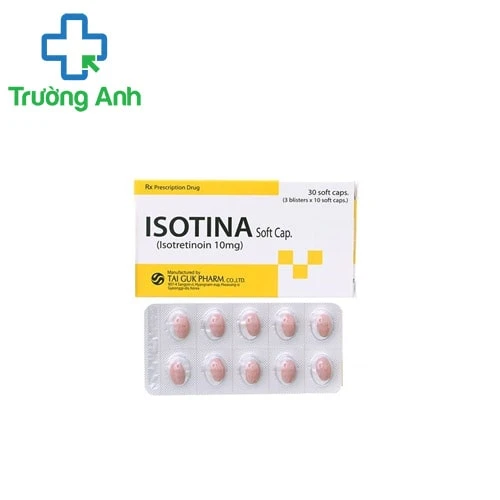 Isotina - Thuốc điều trị mụn trứng cá hiệu quả của Hàn Quốc