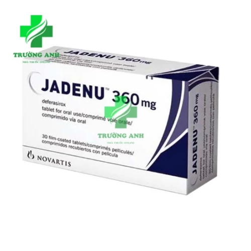 Jadenu 360mg - Thuốc điều trị quá tải sắt mạn tính của Thụy Sỹ