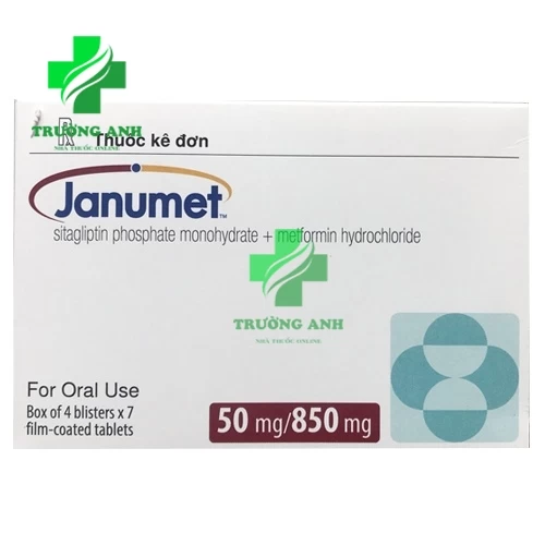 Janumet 50mg/ 850mg - Thuốc điều trị tiểu đường tuýp 2 hiệu quả