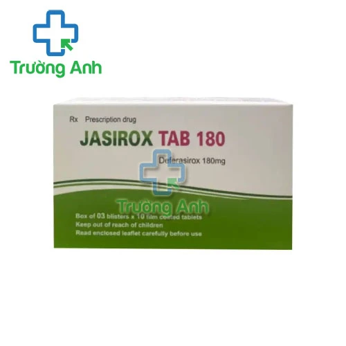 Jasirox Tab 180 Hamedi - Điều trị tình trạng ứ sắt mãn tính