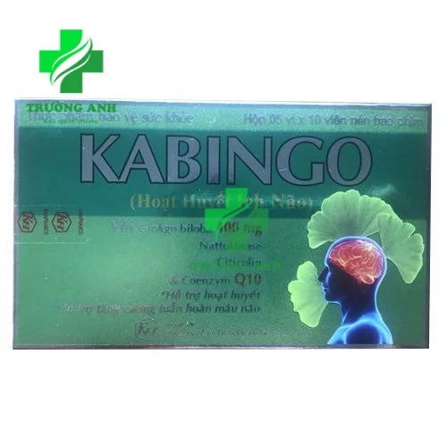 Kabingo Khapharco - Giúp tăng cường tuần hoàn máu não