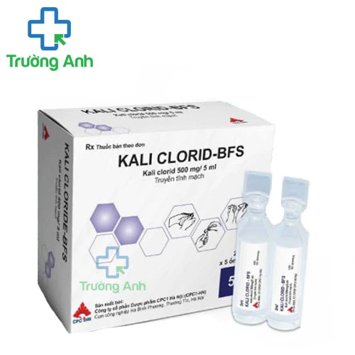 Kali clorid-BFS - Thuốc phòng và điều trị chứng giảm kali huyết