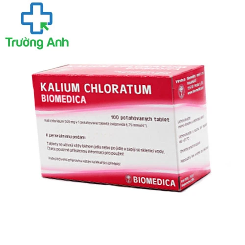 Kalium Chloratum Biomedica - Thuốc cung cấp kali cho cơ thể của CH Séc