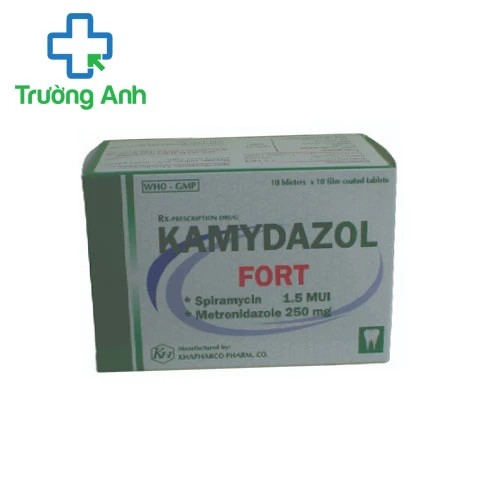 Kamydazol fort 250mg - Thuốc điều trị nhiễm trùng răng miệng cấp, mạn tính