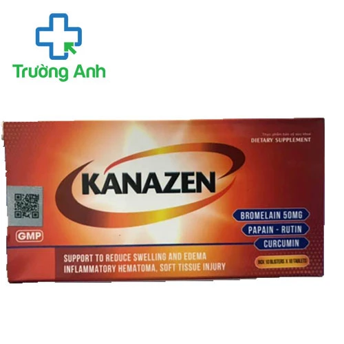 Kanazen - Hỗ trợ làm giảm sưng  phù nề, tụ máu do viêm