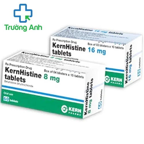 Kernhistine 8mg Tablet - Thuốc điều trị chứng hoa mắt, chóng mặt