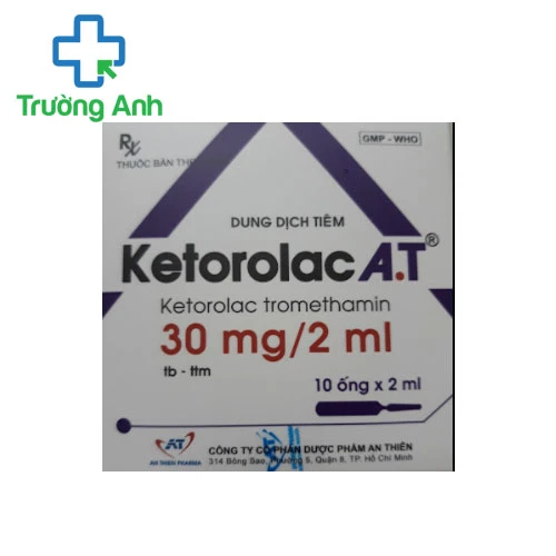 Ketorolac A.T - Thuốc điều trị giảm đau ngắn ngày sau phẫu thuật