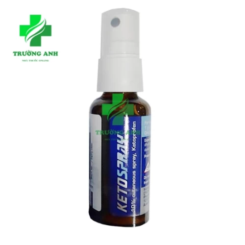 Ketospray Pharbil - Điều trị đau cơ và đau khớp, bong gân, cứng cổ