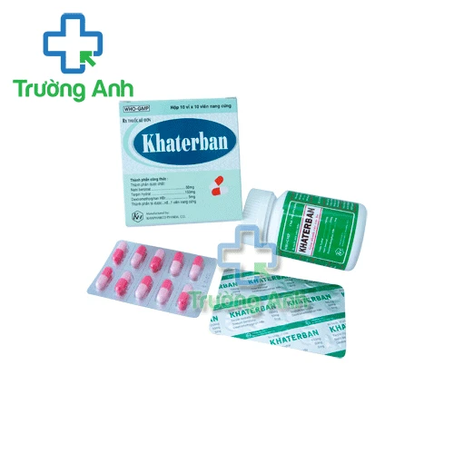 Khaterban Khapharco (viên nang) - Thuốc điều trị triệu chứng ho