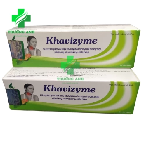Khavizyme - Hỗ trợ làm giảm các triệu chứng phù nề