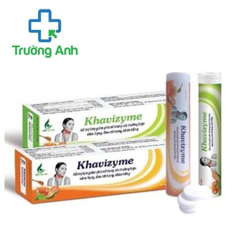 Khavizyme - Hỗ trợ làm giảm các triệu chứng phù nề