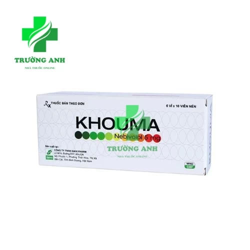 Khouma 5mg Davipharm - Điều trị tăng huyết áp vô căn