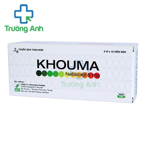 Khouma 5mg Davipharm - Điều trị tăng huyết áp vô căn