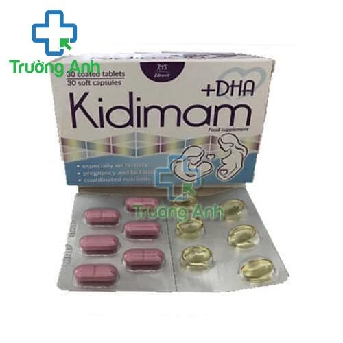 Kidimam+DHA - Giúp bổ sung vitamin và khoáng chất cho phụ nữ mang thai hiệu quả