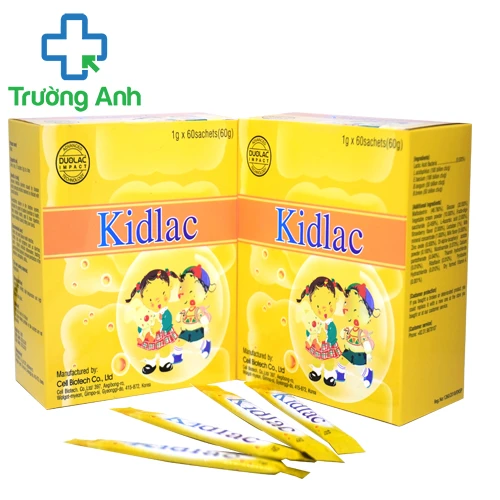Kidlac - Hỗ trợ điều trị rối loạn tiêu hóa cho trẻ hiệu quả 