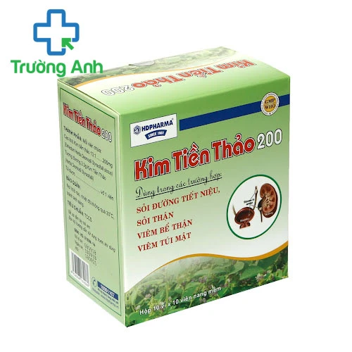 Kim tiền thảo 200 Hdpharma - Thuốc điều trị viêm bể thận, viêm túi mật