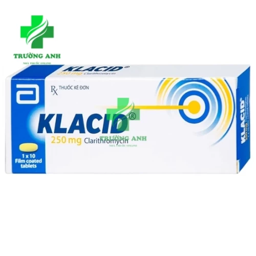 Klacid 250mg - Thuốc điều trị nhiễm trùng do vi khuẩn của Ý