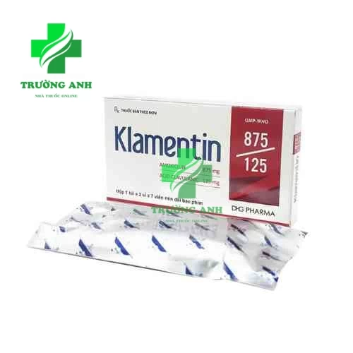 Klamentin 875/125 DHG Pharma - Thuốc kháng sinh điều trị nhiễm khuẩn hiệu quả
