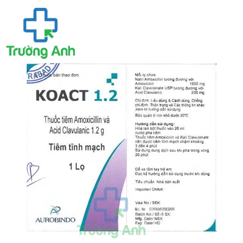 Koact 1.2 - Thuốc điều trị trường hợp nhiễm khuẩn đường hô hấp