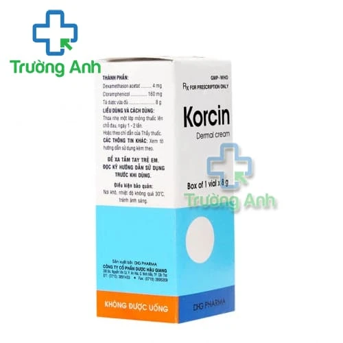 Korcin 8g DHG - Thuốc điều trị các bệnh ngoài da hiệu quả