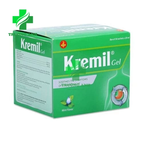 Kremil Gel (Hộp 30 gói) - Thuốc điều trị viêm loét dạ dày tá tràng