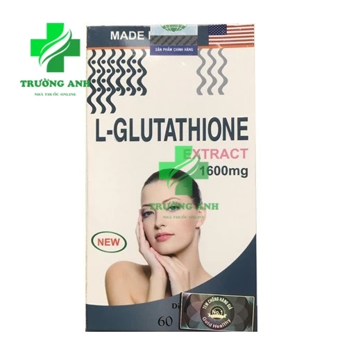 L-Glutathione Extract 1600mg - Giúp trẻ hóa da hiệu quả của Mỹ