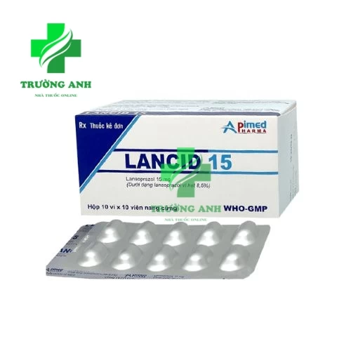 Lancid 15 - Thuốc điều trị viêm thực quản hiệu quả