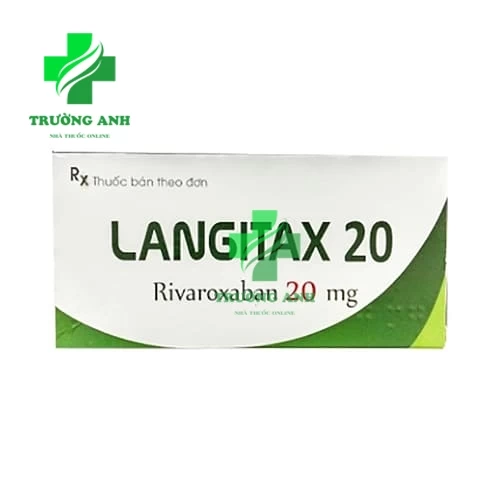 Langitax 20 - Giảm đột quỵ và tắc mạch toàn thân hiệu quả