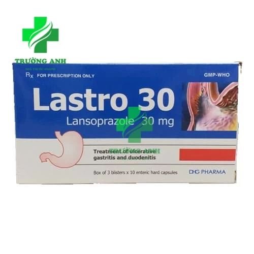 Lastro 30 - Thuốc điều trị loét dạ dày, tá tràng hiệu quả của DHG