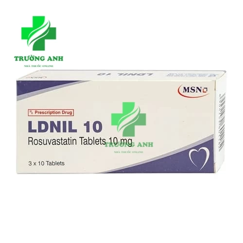 Ldnil 10mg - Thuốc điều trị tăng cholesterol và rối loạn lipid máu hiệu quả