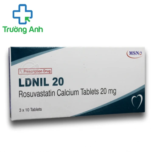 Ldnil 20mg - Thuốc điều trị tăng chofesterol máu nguyên phát hiệu quả