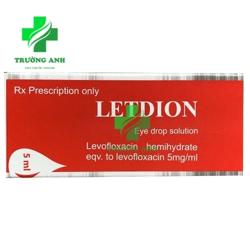 Letdion Eye Drop 5ml S.C. Rompharm - Thuốc điều trị viêm giác mạc