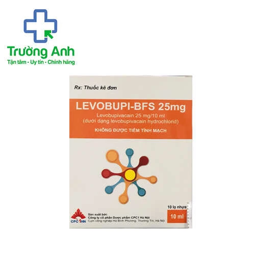 Levobupi-BFS 25mg - Thuốc gây tê tại chỗ, gây tê cục bộ hiệu quả