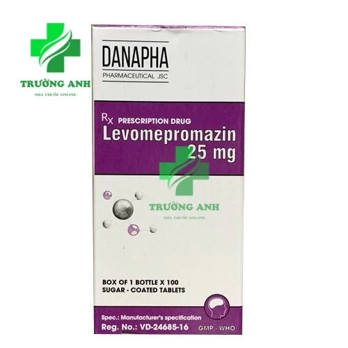 Levomepromazin 25mg Danapha - Thuốc điều trị tâm thần phân liệt