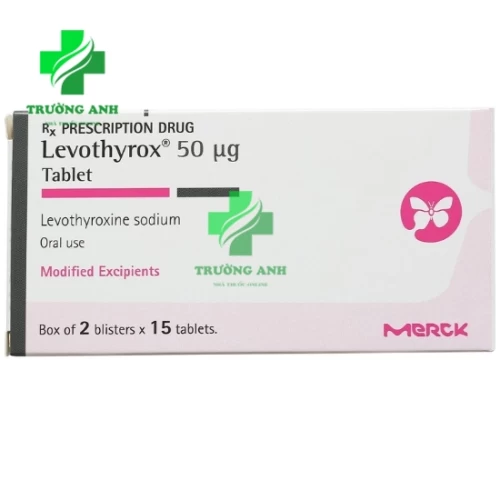 Levothyrox Tab 50mcg - Thuốc điều trị bướu cổ lành tính của Đức