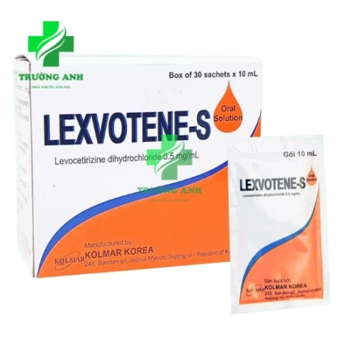 LEXVOTENE-S SOLUTION - Thuốc điều trị viêm mũi dị ứng hiệu quả 