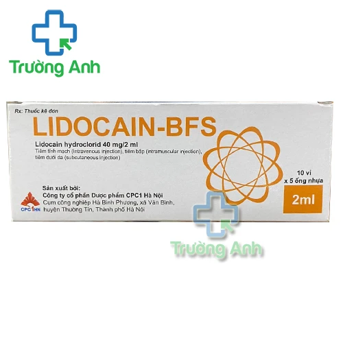 Lidocain- BFS 200mg - Thuốc giảm đau và gây tê bề mặt của CPC1