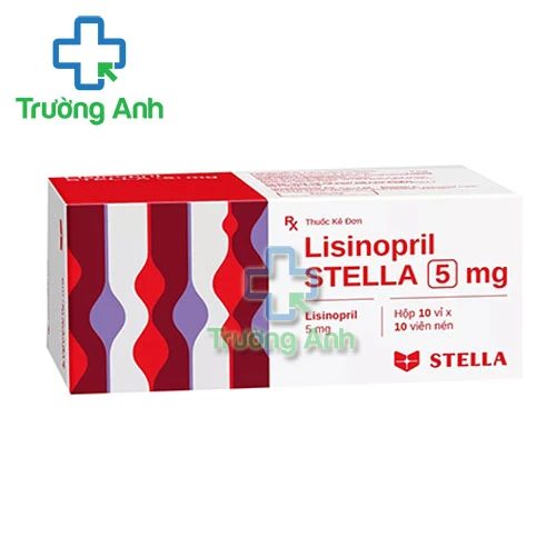 Lisinopril Stella 5mg - Viên nén điều trị tăng huyết áp và suy tim 