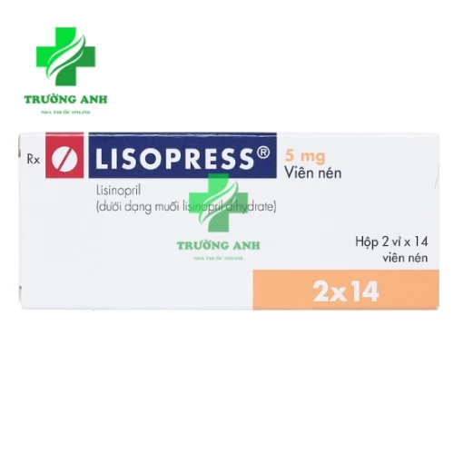 LISOPRESS - Thuốc điều trị tăng huyết áp hiệu quả của Hungary