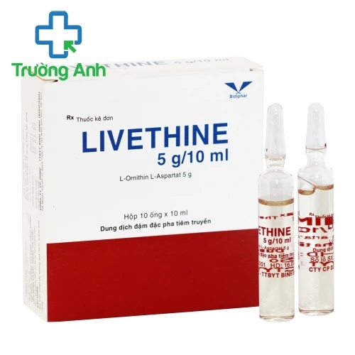 Livethine 5g/10ml - Thuốc điều trị viêm gan mãn tính của Bidiphar