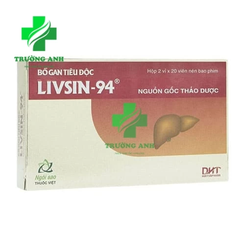 Bổ gan tiêu độc Livsin-94 - Giúp phục hồi và bảo vệ chức năng gan hiệu quả