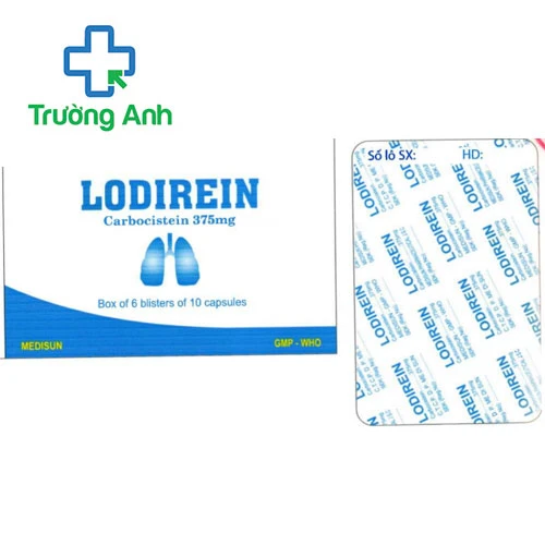 Lodirein - Thuốc điều trị rối loạn tiết dịch đường hô hấp của Medisun