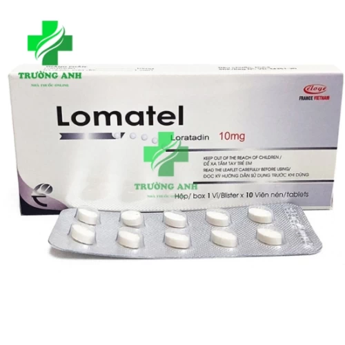 Lomatel - Thuốc điều trị viêm mũi dị ứng, mề đay hiệu quả