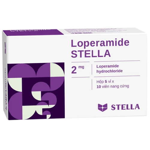 Loperamid Stella 2mg - Giúp làm giảm triệu chứng tiêu chảy cấp hiệu quả