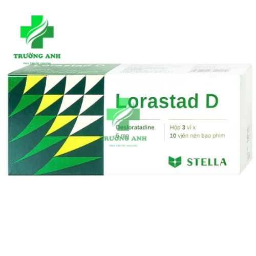 Lorastad D 5mg Stella - Thuốc điều trị dị ứng hiệu quả