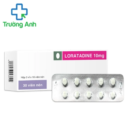 Loratadine 10mg - Thuốc điều trị viêm mũi dị ứng hiệu quả của TV.Pharm