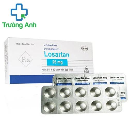 Losartan 25 TV.Pharm- Thuốc điều trị tăng huyết áp hiệu quả