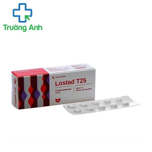 Lostad T25 - Thuốc điều trị tăng huyết áp hiệu quả của Stellapharm