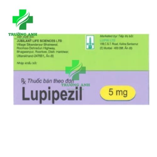 Lupipezil 5mg - Thuốc điều trị triệu chứng suy giảm trí nhớ của India